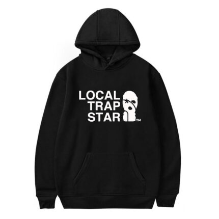 Local TrapStar Black Hoodie
